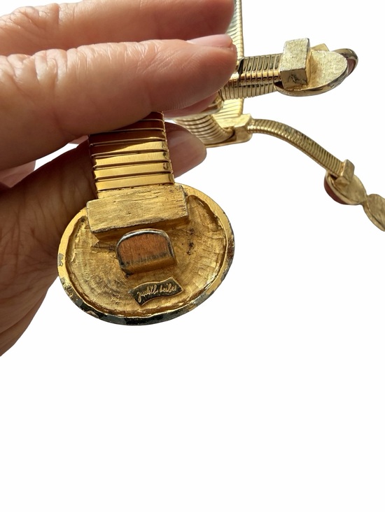 Judith Leiber Gold-Tone Belt with Multicolored Cabochons main image 4